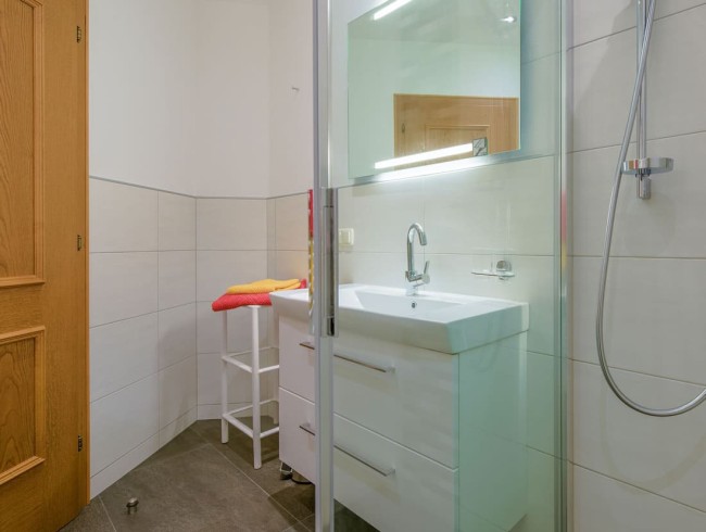 Badezimmer im Appartement 11